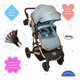 thumbnail image 3 of Carriola 6 En 1 | Base Mecedora | Autoasiento | Amalfi Ibaby verde, 3 of 10