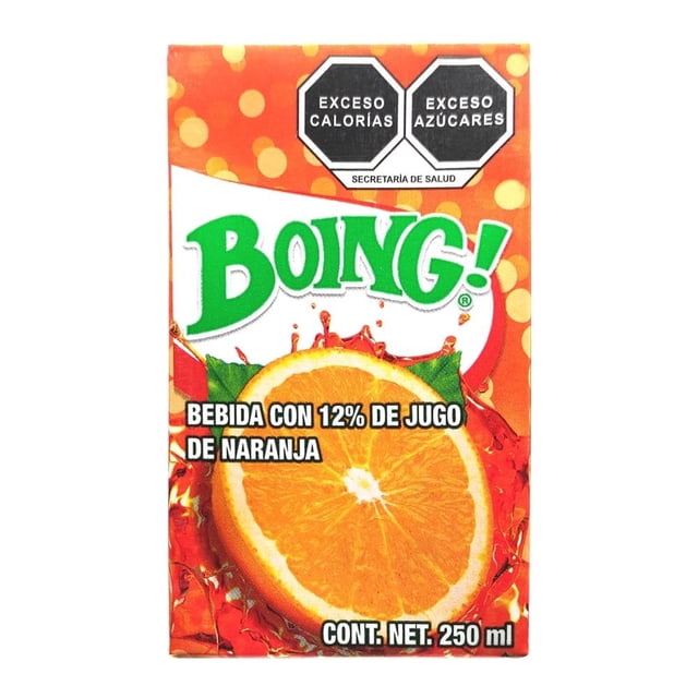 Bebida Boing con 12% de jugo de naranja 250 ml