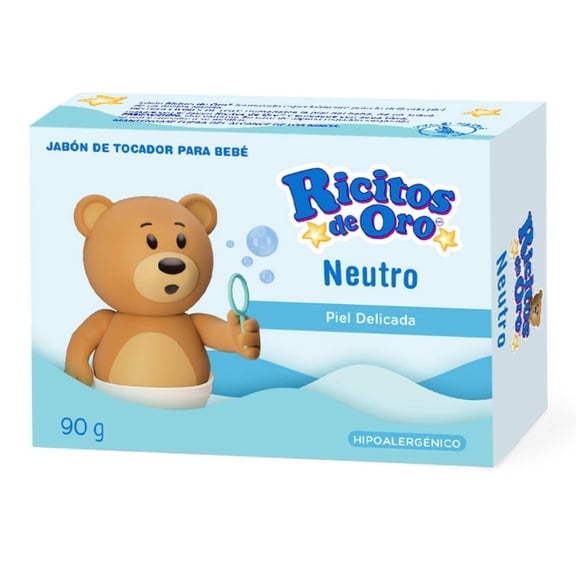 Jabón de tocador Ricitos de Oro neutro 90 g