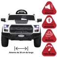 thumbnail image 3 of Camioneta Eléctrica Montable para Niños 12V Control Remoto Bluetooth Luces Sonidos Apta desde 3 Años - Blanco, 3 of 7