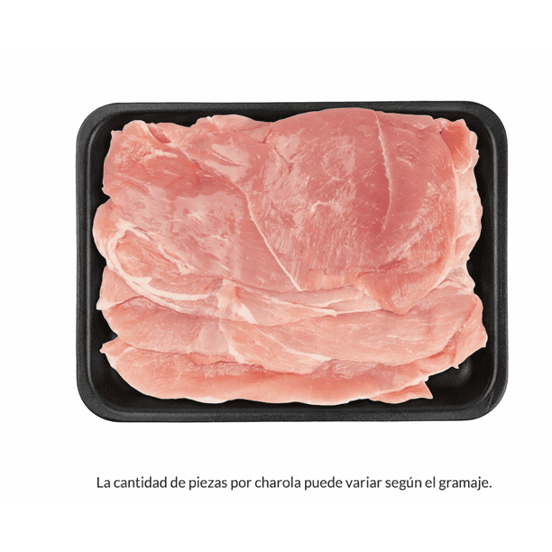 Milanesa de Cerdo por kg Peso Aprox por Charola 700 a 800 g