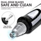 thumbnail image 3 of Cortapelos para orejas y nariz – 2024 profesional sin dolor para cejas y pelo facial para hombres y mujeres, recortador con pilas con IPX7 resistente al agua, cuchillas de doble borde para una fácil l, 3 of 5