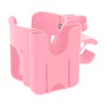thumbnail image 2 of Portavasos universal con soporte para teléfono | Soporte 2 en 1 para botella y teléfono móvil, ideal para cochecito, silla de ruedas, scooter, cinta de correr y más | Abrazadera ajustable de 360, 2 of 3