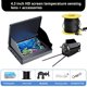 thumbnail image 1 of Amzcrzy Electrónica para hombres Organizador de electrónica Cámara digital Detector de peces con cámara HD subacuática, sensor de temperatura subacuático, sonda de visión nocturna para ver peces, her, 1 of 1