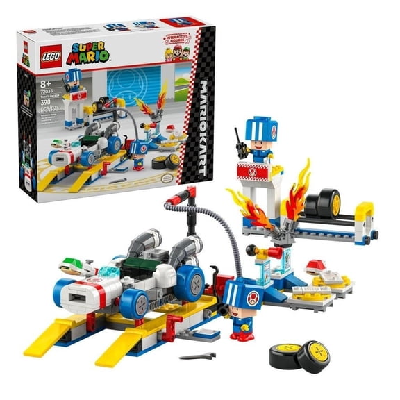 Set LEGO Super Mario Mario Kart: Garaje de Toad 72035
