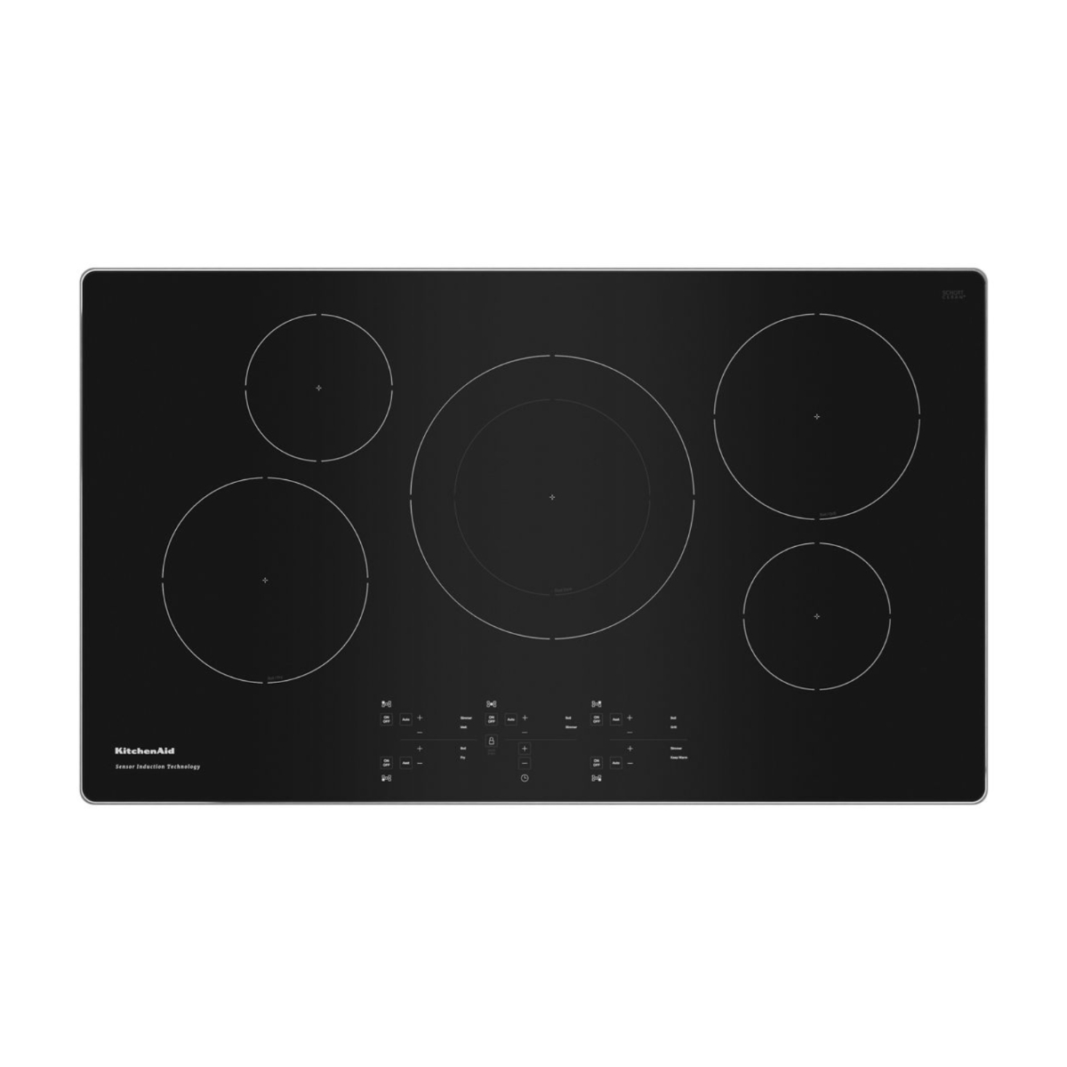 Parrilla Vitrocerámica Empotrable KitchenAid KCIG556JSS 93 cm de Inducción