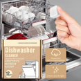 thumbnail image 1 of Kugachren Plastic-Free Dishwasher Cleaner Tablets 12PCS, Powerful Grease and Grime Remover, Fragrance-Free Eco-Friendly Effervescent Cleaning Tablets for Deep Clean, 1 of 6