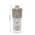 thumbnail image 3 of MTBLYS Botella mezcladora de proteínas | Vaso mezclador de 700 ml (24 oz) | Con bola mezcladora | Portátil y a prueba de fugas | Suplemento pre-entrenamiento | Uso en gimnasio y fitness, 3 of 8