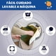 thumbnail image 5 of Juego de Protector Cubre Sala Doble Vista Capitonado MELOCOTTON HOGAR Azul-Gris, 5 of 7