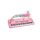 thumbnail image 1 of Piano 61 Teclas Electrónico Con Micrófono Para Niños Rosa, 1 of 4