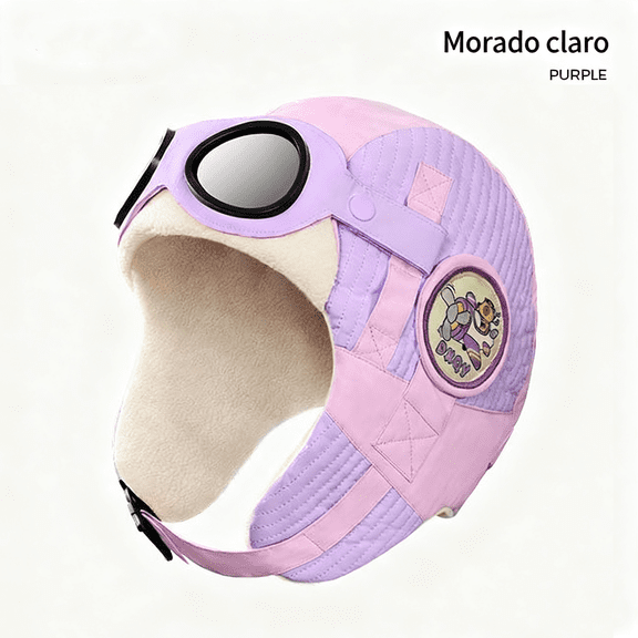 Gorro de Niños para Otoño e Invierno, Gorro de Lei Feng para Niños y Niñas con Protección para Orejas y Resistencia al Viento al Aire Libre, Bufanda Acolchada para Bebés contra el Frío