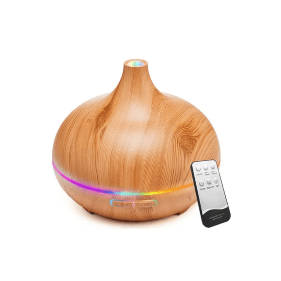 Humidificador De Difusión De Aromaterapia Ultrasónica 7 Colores De Luces 2 Niveles De Niebla 3 Temporizadores