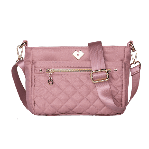 Bolsa crossbody de mujer LuckyLy estilo bandolera Jenny rosa unitalla
