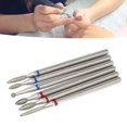 thumbnail image 2 of M Buder Juego De 6 Brocas Para Uñas Eliminador De Cutículas Acero De Tungsteno Manicura Y Pedicura (6.0 cm / 2.36 inches), 2 of 9