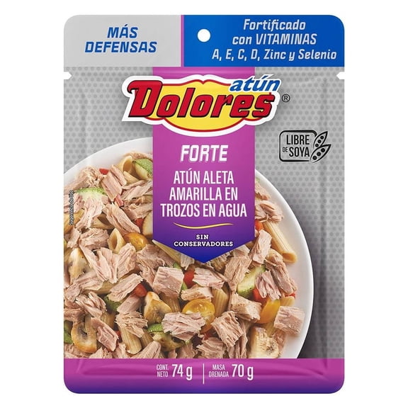 Lomo de atún Dolores forte en agua 74 g
