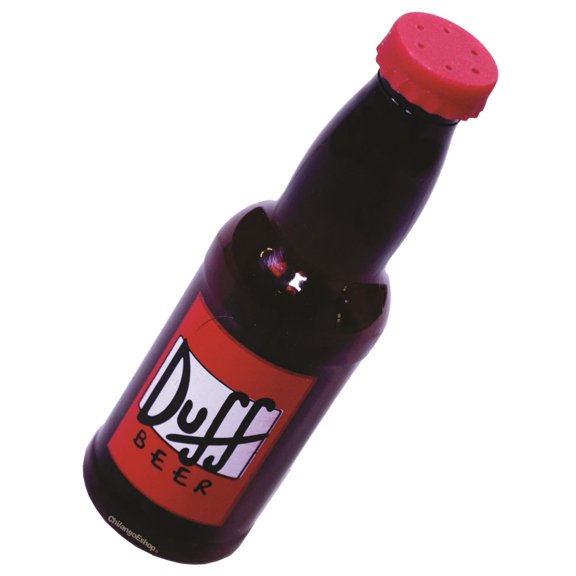 SALERO EN FORMA DE BOTELLA DE PLASTICO DUFF