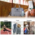 thumbnail image 4 of Large Travel Tote Bag, Expandable Gym Tote Bag,Carry On Bags For Women With Trolley Sleeve Wet Pocket,travel Duffel BagsTravel, 4 of 8