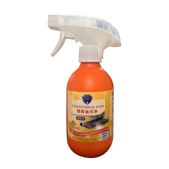 El Limpiador de Capucha de la Gama Del Agente de Limpieza de Manchas de Aceite Pesado 500Ml, Elimina Fuertemente la Grasa para la Estufa Y la Parrilla Del Horno de Cocina