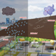 thumbnail image 3 of Malla Sombra 3*4 m 90% Raschel Para Jardin Reforzada Espesar CAFE, 3 of 5