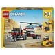 thumbnail image 2 of Set de Bloques de Construcción tipo rompecabezas LEGO Creator Camión Plataforma con Helicóptero 31146, 2 of 4