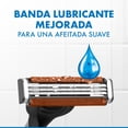 thumbnail image 4 of Rastrillo Gillette Prestobarba3 con 3 Hojas, para Rasurar la Barba al Ras1 pza, 4 of 5