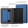 thumbnail image 3 of Funda CoBak para lector electrónico de 6" en cuero PU con función automática de reposo/activación, azul oscuro, 3 of 6