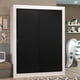 thumbnail image 4 of Ropero Closet Madesa Denver 2 Puertas Corredizas Blanco/Negro, 4 of 5