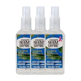 Pack de 3 Desodorantes minerales para caballero Bienestar NEEM ERFRE 125 ml c/u