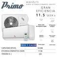 thumbnail image 2 of Aire Acondicionado Tipo Mini Split Frío y Calor, IUSA Primo 220V blanco, 2 of 5