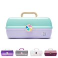 thumbnail image 1 of Caboodles On-the-Go Girl Sea foam Lid and Lavender Base Vintage Case, 1 Pound, 1 of 9