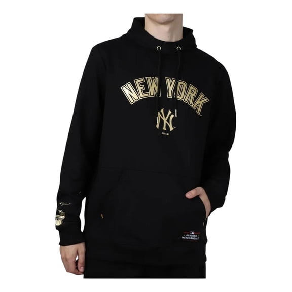 Sudadera Fanatics Hombre Mlb Yankees New York Gold Negro negro M