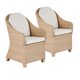 thumbnail image 1 of Set 2 Sillones para Jardín Resistente a Exteriores, Comedor o Terraza, 1 of 8