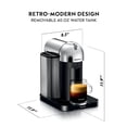 thumbnail image 3 of Nespresso BNV250CRO1BUC1 Vertuo Cafetera y Espresso, Cromo, 3 of 5