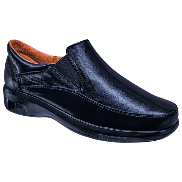 Mocasín Enco Footwear Piel Borrego Confort N02 Negro