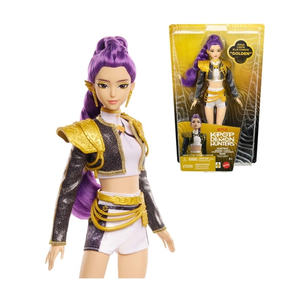 Muñeca Mattel KPop Demon Hunters Rumi con Canción