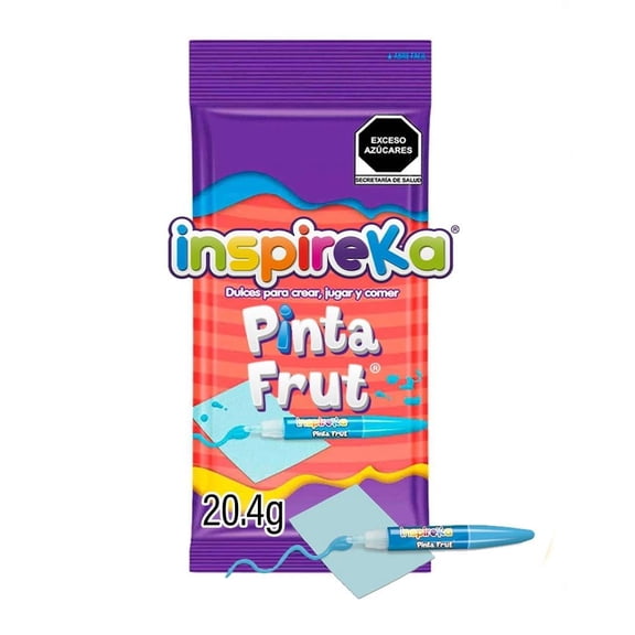 Pluma Sonric's Inspireka Pinta Frut pinta frut rellena de caramelo y obleas 20.4 g