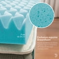 thumbnail image 3 of Colchoneta de Memory Foam Dreamlab Gel Topper de Zonas 7cm Azul Matrimonial, 3 of 10