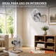 thumbnail image 4 of Ventilador 3 en 1 Multiposición, Ventilador 18 Pulgadas Multifuncional, Abanico Oscilante de Pie Pedestal Potente, Circular de Aire 3 Velocidades (4 Piezas Plata), 4 of 6