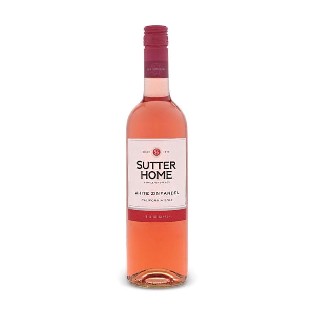 Pack de 4 Vino Rosado Sutter Home White Zinfandel 750 ml