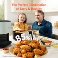 thumbnail image 4 of COSORI Air Fryer Pro LE - Freidora de aire de 5 cuartos de galón, con 20 forros de papel, 10 funciones que se secan, hornean, asan y precalientan, recordatorio de agitación, hasta 450 °F, 85% menos, 4 of 5