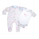 thumbnail image 3 of Set de ropa cotidiana Baby Mink Coordinado mameluco 3-6 Flores, 3 of 4