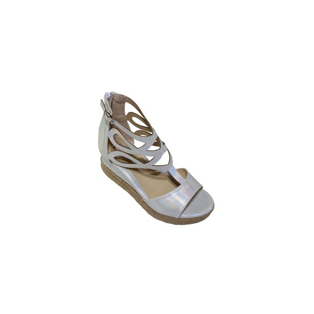 SANDALIA CASUAL VESTIR LEON NIÑA PLATA ALINA 1003