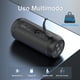 thumbnail image 3 of Bocina Portatil Bluetooth 1 Hora 10W, 2400mAh Altavoz Inalámbrico con Iluminación RGB Ajustable, Emparejamiento Dual TWS, para Interiores y Exteriores color negro, 3 of 7