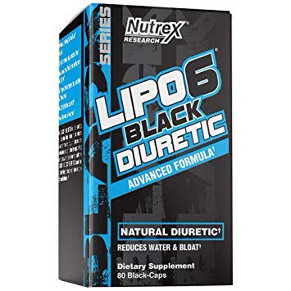 NUTREX LIPO6 BLACK DIURETIC 80 CAPSULAS NUTREX RESEARCH NUTREX LIPO6 AQUA LOSS 80 CAPSULAS