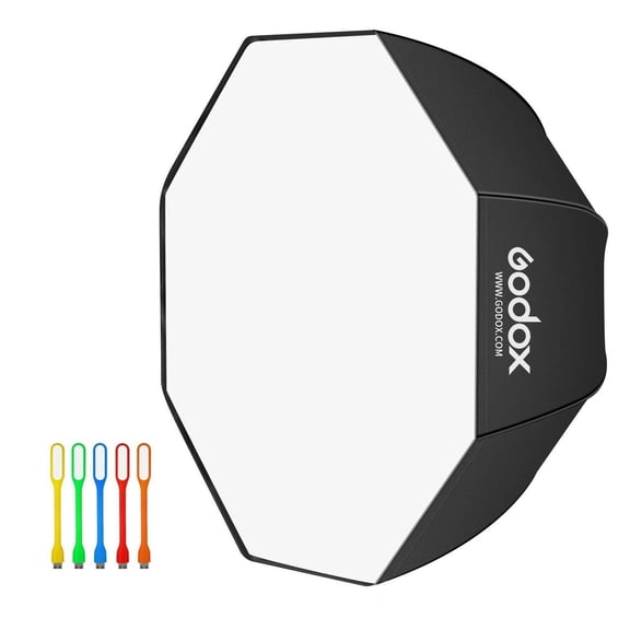 Softbox Octagonal Godox 32" 80cm con Bolsa de Transporte para Estudio Fotográfico
