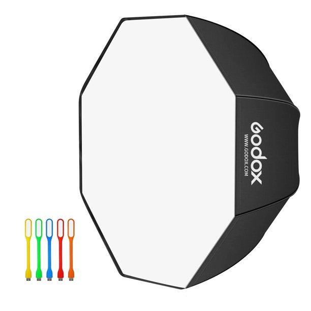 Softbox Octagonal Godox 32" 80cm con Bolsa de Transporte para Estudio Fotográfico