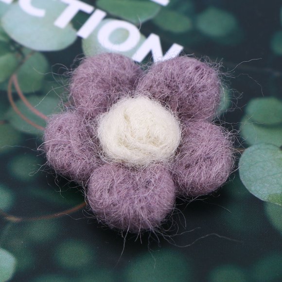 SOPOTUTU Bolas De Lana Para Manualidades En Color Morado Con Textura Ideal Para DIY