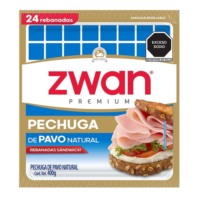 Pechuga de pavo Zwan virginia 400 g