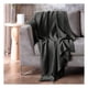 thumbnail image 1 of Manta Muselina 100% Algodón Frazada Esquimal Ideal para Cama, Sofá y Decoración (Negro grisáceo), 1 of 7