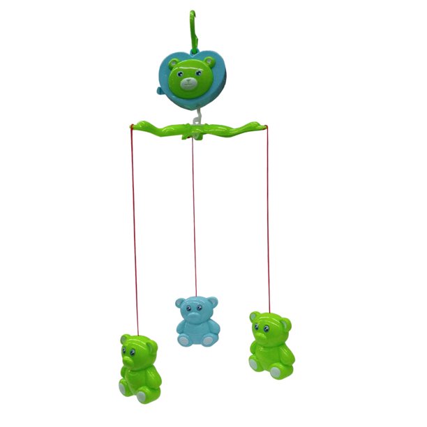 Movil para Cuna AEIOU Giratorio Musical Oso Verde